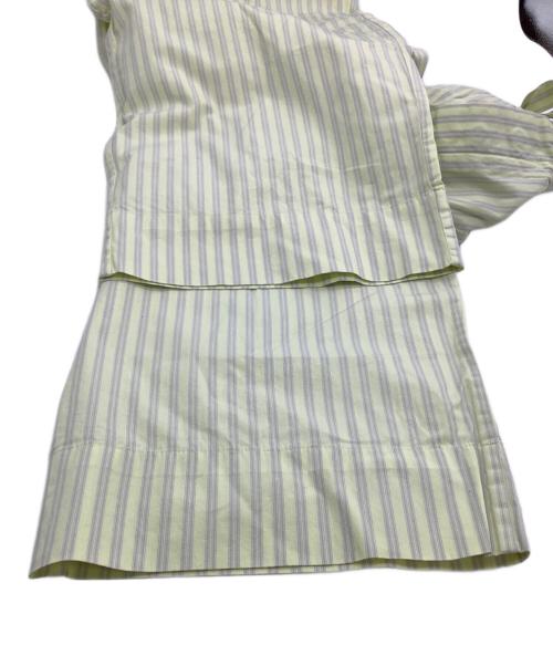 AURALEE（オーラリー）AURALEE (オーラリー) TEKLA (テクラ) パンツ　COTTON POPLIN ー PYJAMAS PANTS グリーングレー サイズ:XLの古着・服飾アイテム