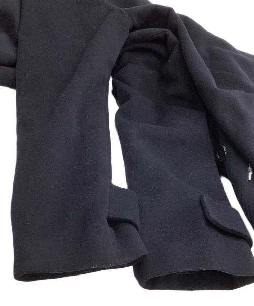 GALERIE VIE（ギャルリーヴィー）GALERIE VIE (ギャルリーヴィー) フーデッドカシミヤ混コート ネイビー サイズ:1の古着・服飾アイテム