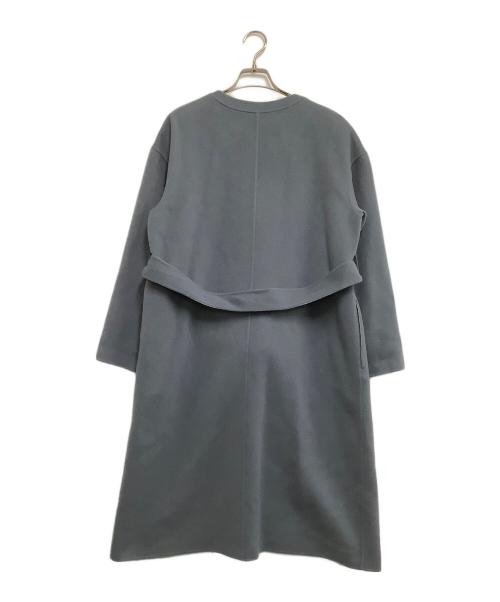 UNTITLED（アンタイトル）UNTITLED (アンタイトル) ウールリバーラップウールコート スカイブルー サイズ:1の古着・服飾アイテム