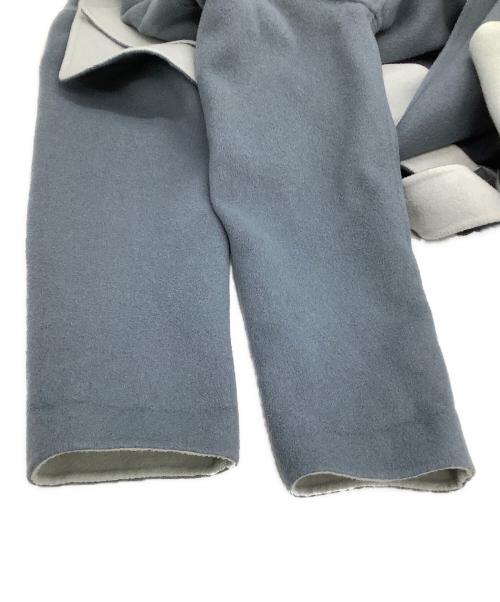 UNTITLED（アンタイトル）UNTITLED (アンタイトル) ウールリバーラップウールコート スカイブルー サイズ:1の古着・服飾アイテム