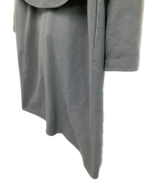 UNTITLED（アンタイトル）UNTITLED (アンタイトル) ウールリバーラップウールコート スカイブルー サイズ:1の古着・服飾アイテム