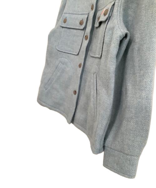 KENZO（ケンゾー）KENZO (ケンゾー) Harris Tweed (ハリスツイード) 長袖シャツ スカイブルー サイズ:36の古着・服飾アイテム