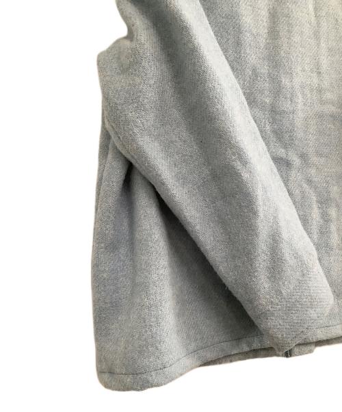 KENZO（ケンゾー）KENZO (ケンゾー) Harris Tweed (ハリスツイード) 長袖シャツ スカイブルー サイズ:36の古着・服飾アイテム