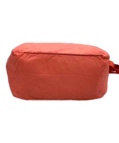 PRADA（プラダ）PRADA (プラダ) ナイロンショルダーバッグ 三角ロゴプレート オレンジの古着・服飾アイテム