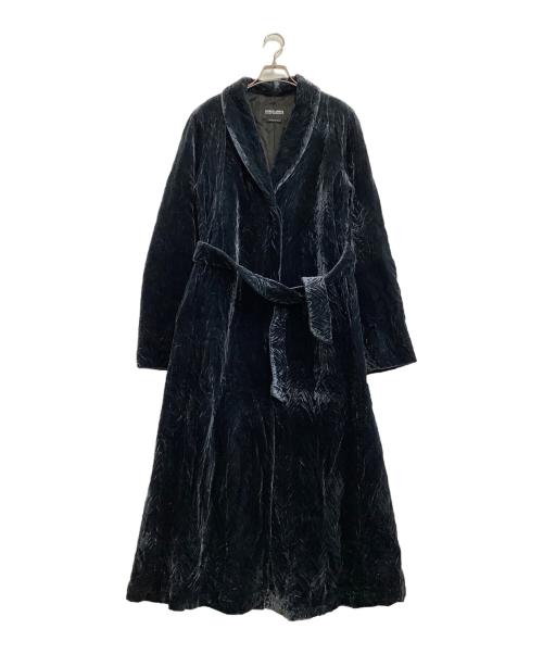 GIORGIO ARMANI（ジョルジョアルマーニ）GIORGIO ARMANI (ジョルジョアルマーニ) ベロアコート　Cappotto Donn ブルー サイズ:42の古着・服飾アイテム