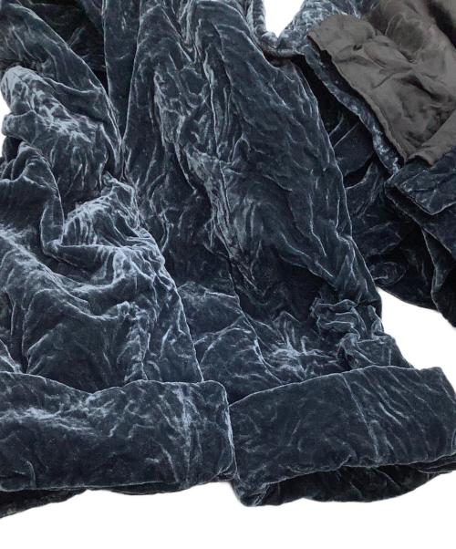 GIORGIO ARMANI（ジョルジョアルマーニ）GIORGIO ARMANI (ジョルジョアルマーニ) ベロアコート　Cappotto Donn ブルー サイズ:42の古着・服飾アイテム