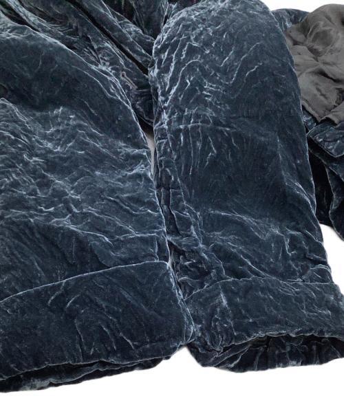 GIORGIO ARMANI（ジョルジョアルマーニ）GIORGIO ARMANI (ジョルジョアルマーニ) ベロアコート　Cappotto Donn ブルー サイズ:42の古着・服飾アイテム