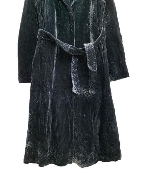 GIORGIO ARMANI（ジョルジョアルマーニ）GIORGIO ARMANI (ジョルジョアルマーニ) ベロアコート　Cappotto Donn ブルー サイズ:42の古着・服飾アイテム