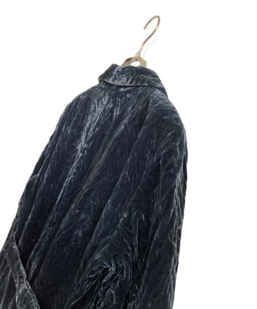 GIORGIO ARMANI（ジョルジョアルマーニ）GIORGIO ARMANI (ジョルジョアルマーニ) ベロアコート　Cappotto Donn ブルー サイズ:42の古着・服飾アイテム