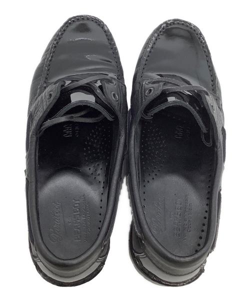 PARABOOT（パラブーツ）PARABOOT (パラブーツ) BEAMS (ビームス) デッキシューズ ブラック サイズ:5の古着・服飾アイテム