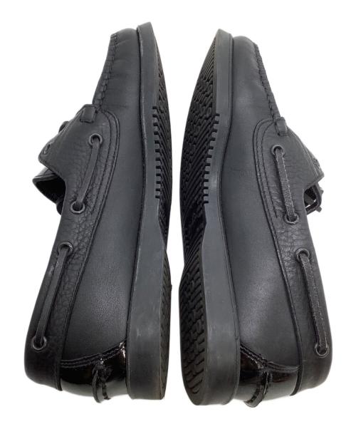 PARABOOT（パラブーツ）PARABOOT (パラブーツ) BEAMS (ビームス) デッキシューズ ブラック サイズ:5の古着・服飾アイテム