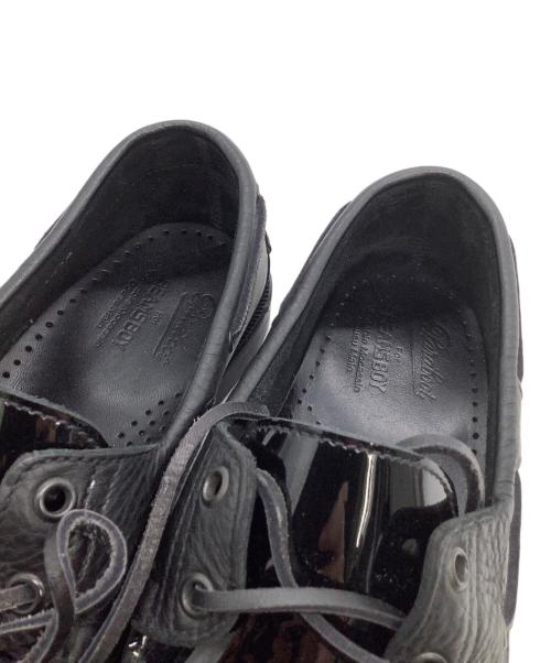 PARABOOT（パラブーツ）PARABOOT (パラブーツ) BEAMS (ビームス) デッキシューズ ブラック サイズ:5の古着・服飾アイテム