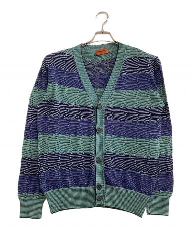中古・古着通販】missoni (ミッソーニ) 薄手カーディガン ネイビー