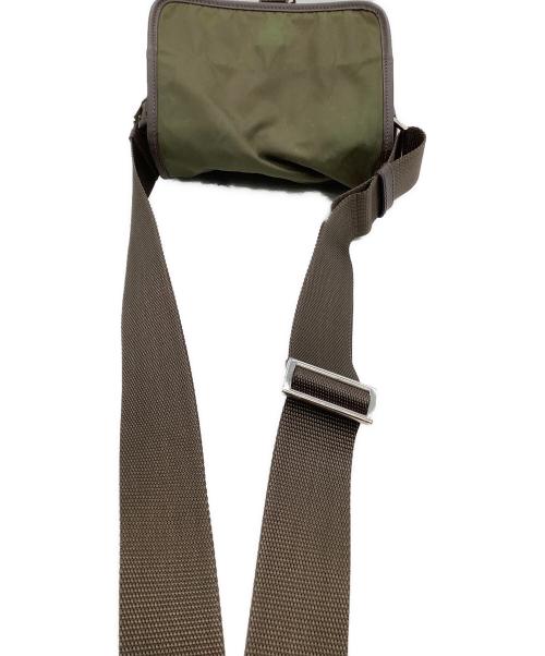 PRADA（プラダ）PRADA (プラダ) ショルダーバッグ カーキ×ブラウンの古着・服飾アイテム