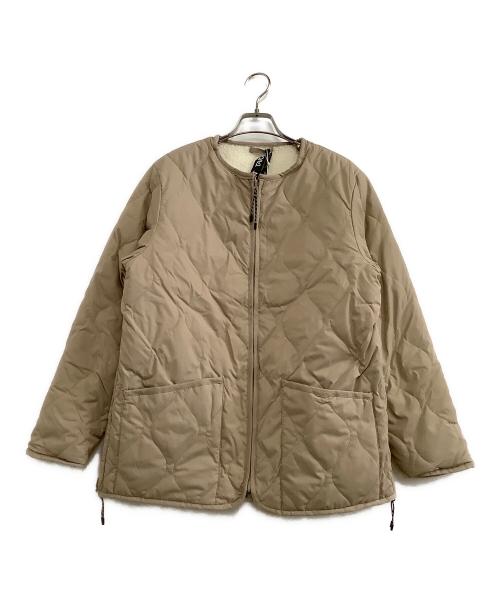 SHIPS any（シップスエニィ）SHIPS any (シップスエニィ) TAION (タイオン) ダウンボアリバーシブルジャケット ベージュ サイズ:free 未使用品の古着・服飾アイテム