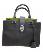 A.D.M.J.エーディーエムジェイ）の古着「ハンドバッグ アールデコ/スワロフスキー」｜ブラック