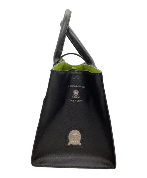 A.D.M.J.（エーディーエムジェイ）A.D.M.J. (エーディーエムジェイ) ハンドバッグ アールデコ/スワロフスキー ブラックの古着・服飾アイテム