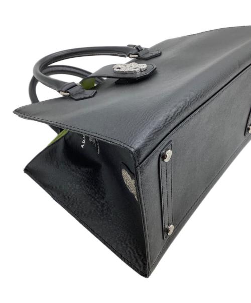 A.D.M.J.（エーディーエムジェイ）A.D.M.J. (エーディーエムジェイ) ハンドバッグ アールデコ/スワロフスキー ブラックの古着・服飾アイテム