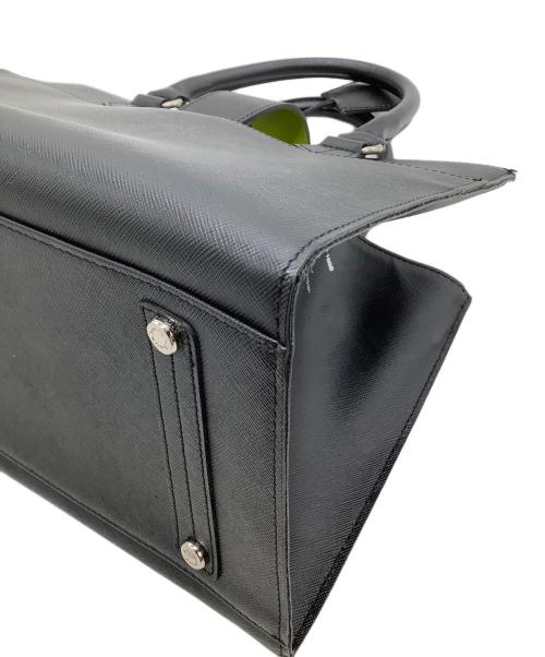 A.D.M.J.（エーディーエムジェイ）A.D.M.J. (エーディーエムジェイ) ハンドバッグ アールデコ/スワロフスキー ブラックの古着・服飾アイテム