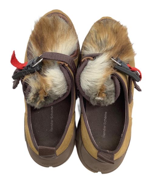 HENDER SCHEME（エンダースキーマ）HENDER SCHEME (エンダースキーマ) ファー付チロリアンシューズ ブラウン サイズ:37の古着・服飾アイテム