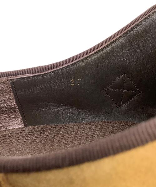 HENDER SCHEME（エンダースキーマ）HENDER SCHEME (エンダースキーマ) ファー付チロリアンシューズ ブラウン サイズ:37の古着・服飾アイテム