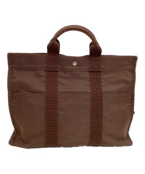 HERMES（エルメス）HERMES (エルメス) トートバッグ エールラインMM ブラウンの古着・服飾アイテム