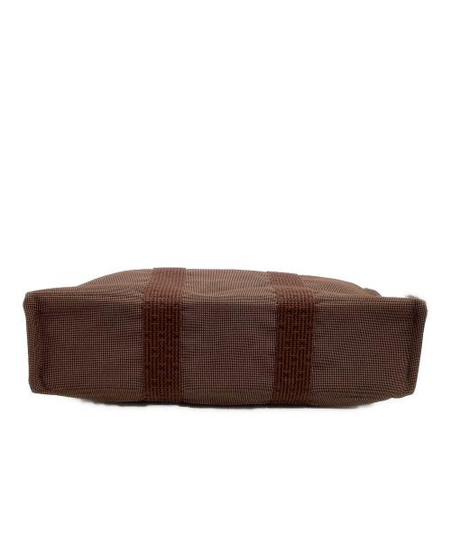 HERMES（エルメス）HERMES (エルメス) トートバッグ エールラインMM ブラウンの古着・服飾アイテム