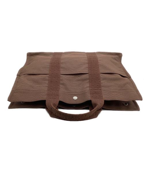 HERMES（エルメス）HERMES (エルメス) トートバッグ エールラインMM ブラウンの古着・服飾アイテム