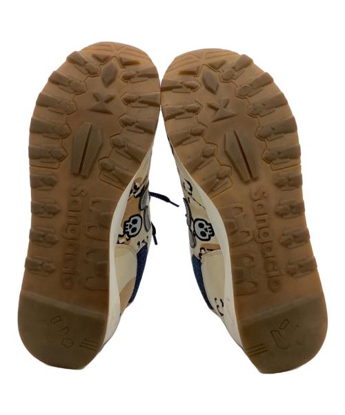 Sangacio（サンガッチョ）Sangacio (サンガッチョ) にゅ (ニュ) スニーカー ベージュ×ブルー サイズ:26の古着・服飾アイテム