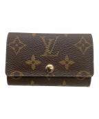 LOUIS VUITTONルイ ヴィトン）の古着「キーケース モノグラム キーケース ミュルティクレ6」｜ブラウン