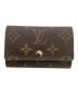 LOUIS VUITTON（ルイ ヴィトン）の古着「キーケース モノグラム キーケース ミュルティクレ6」｜ブラウン