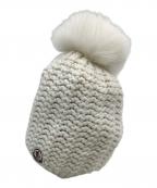 MONCLERモンクレール）の古着「ニット帽」｜アイボリー