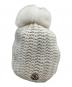 MONCLER (モンクレール) ニット帽 アイボリー サイズ:M：14000円