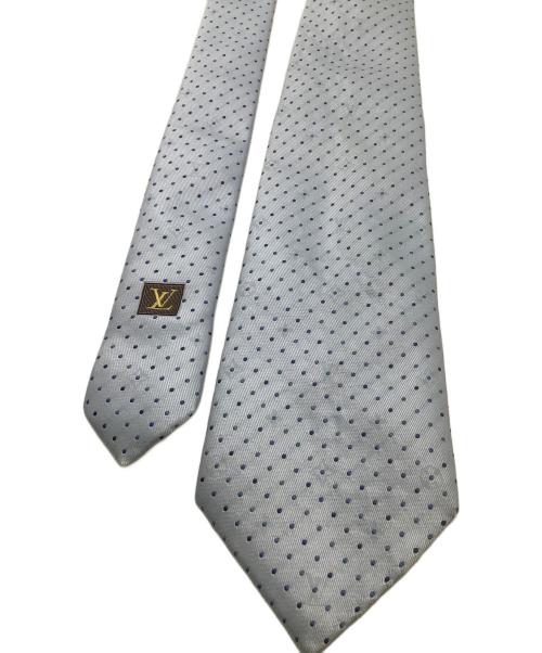LOUIS VUITTON（ルイ ヴィトン）LOUIS VUITTON (ルイ ヴィトン) ネクタイ　ドット柄 ブルー サイズ:-の古着・服飾アイテム