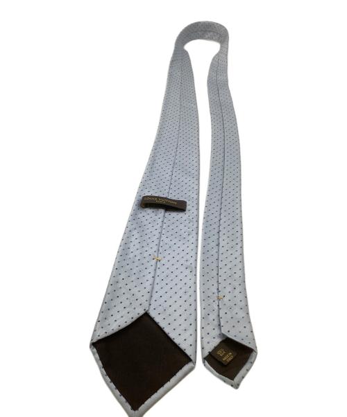 LOUIS VUITTON（ルイ ヴィトン）LOUIS VUITTON (ルイ ヴィトン) ネクタイ　ドット柄 ブルー サイズ:-の古着・服飾アイテム