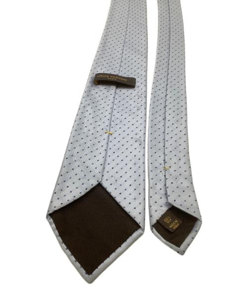 LOUIS VUITTON（ルイ ヴィトン）LOUIS VUITTON (ルイ ヴィトン) ネクタイ　ドット柄 ブルー サイズ:-の古着・服飾アイテム