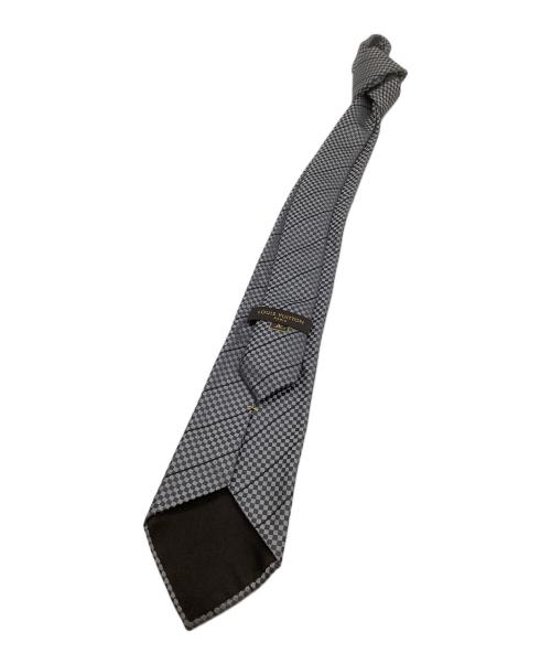 LOUIS VUITTON（ルイ ヴィトン）LOUIS VUITTON (ルイ ヴィトン) ネクタイ マイクロダミエ ブラック サイズ:-の古着・服飾アイテム