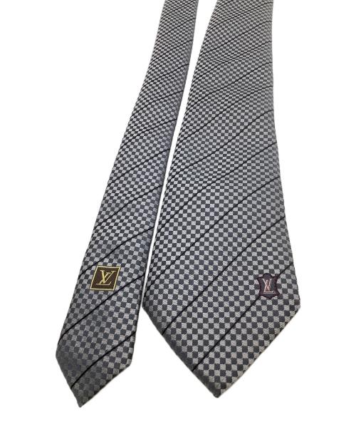 LOUIS VUITTON（ルイ ヴィトン）LOUIS VUITTON (ルイ ヴィトン) ネクタイ マイクロダミエ ブラック サイズ:-の古着・服飾アイテム