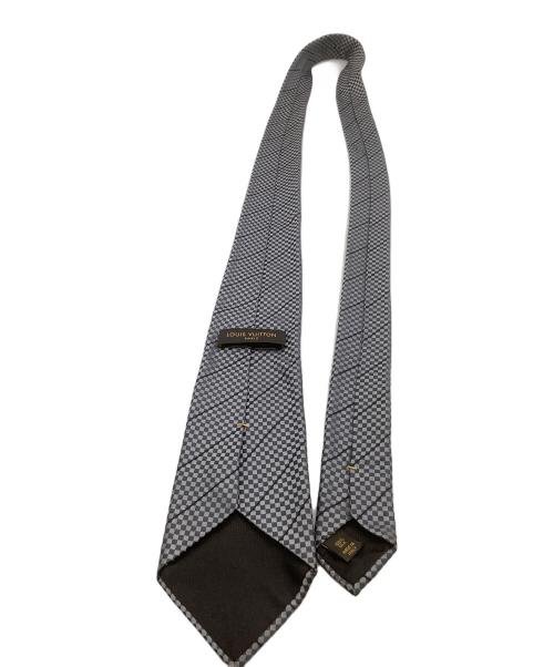 LOUIS VUITTON（ルイ ヴィトン）LOUIS VUITTON (ルイ ヴィトン) ネクタイ マイクロダミエ ブラック サイズ:-の古着・服飾アイテム