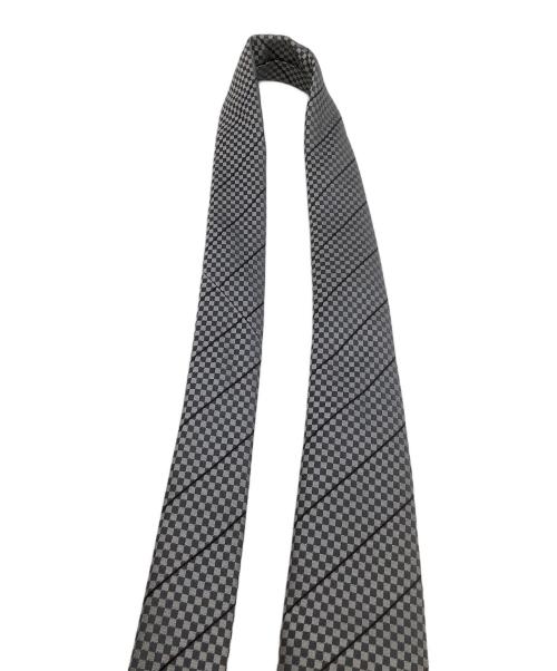 LOUIS VUITTON（ルイ ヴィトン）LOUIS VUITTON (ルイ ヴィトン) ネクタイ マイクロダミエ ブラック サイズ:-の古着・服飾アイテム