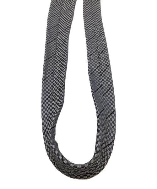 LOUIS VUITTON（ルイ ヴィトン）LOUIS VUITTON (ルイ ヴィトン) ネクタイ マイクロダミエ ブラック サイズ:-の古着・服飾アイテム