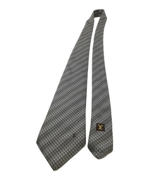 LOUIS VUITTON（ルイ ヴィトン）LOUIS VUITTON (ルイ ヴィトン) ネクタイ グレー×グリーン サイズ:-の古着・服飾アイテム
