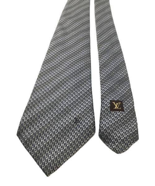 LOUIS VUITTON（ルイ ヴィトン）LOUIS VUITTON (ルイ ヴィトン) ネクタイ グレー×グリーン サイズ:-の古着・服飾アイテム