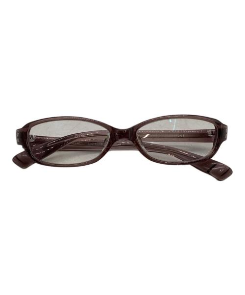 999.9（フォーナインズ）999.9 (フォーナインズ) 伊達眼鏡 ブラウンの古着・服飾アイテム