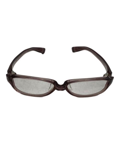 999.9（フォーナインズ）999.9 (フォーナインズ) 伊達眼鏡 ブラウンの古着・服飾アイテム