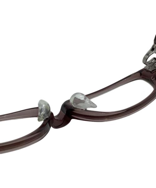 999.9（フォーナインズ）999.9 (フォーナインズ) 伊達眼鏡 ブラウンの古着・服飾アイテム