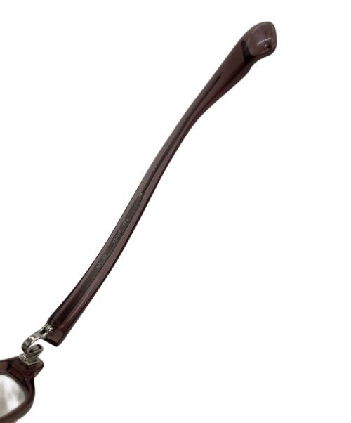 999.9（フォーナインズ）999.9 (フォーナインズ) 伊達眼鏡 ブラウンの古着・服飾アイテム