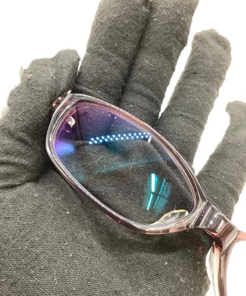 999.9（フォーナインズ）999.9 (フォーナインズ) 伊達眼鏡 ブラウンの古着・服飾アイテム