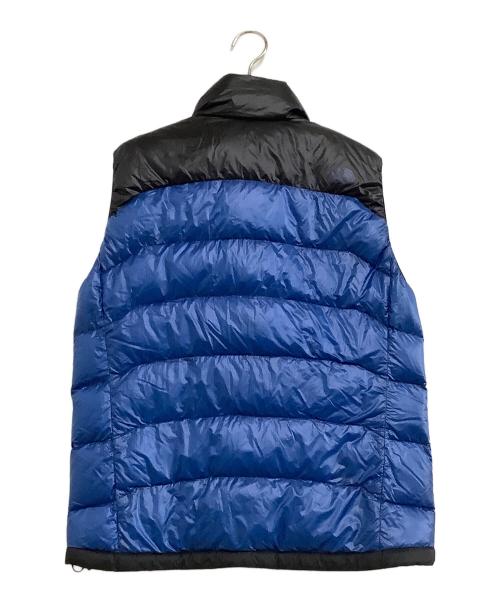 THE NORTH FACE（ザ ノース フェイス）THE NORTH FACE (ザ ノース フェイス) ダウンベスト　ACONCAGUA VEST ブルー×ブラック サイズ:Mの古着・服飾アイテム