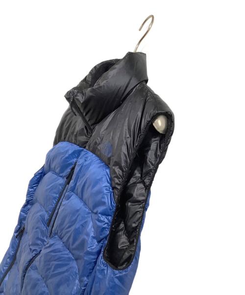 THE NORTH FACE（ザ ノース フェイス）THE NORTH FACE (ザ ノース フェイス) ダウンベスト　ACONCAGUA VEST ブルー×ブラック サイズ:Mの古着・服飾アイテム